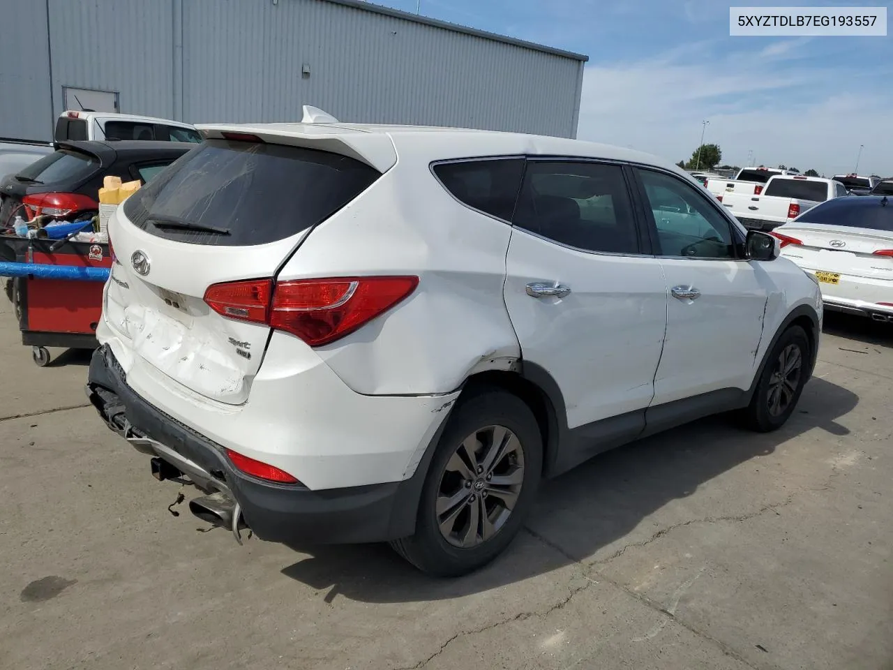 2016 Hyundai Santa Fe Sport VIN: 5XYZTDLB7EG193557 Lot: 74727254