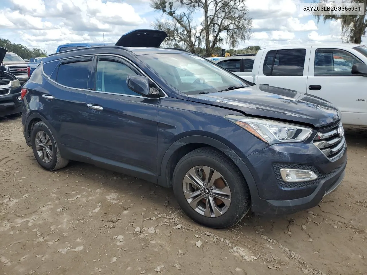 2016 Hyundai Santa Fe Sport VIN: 5XYZU3LB2GG366931 Lot: 74811714