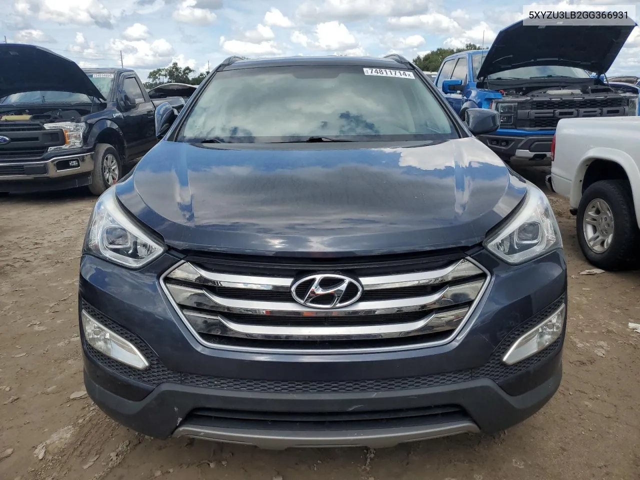 2016 Hyundai Santa Fe Sport VIN: 5XYZU3LB2GG366931 Lot: 74811714