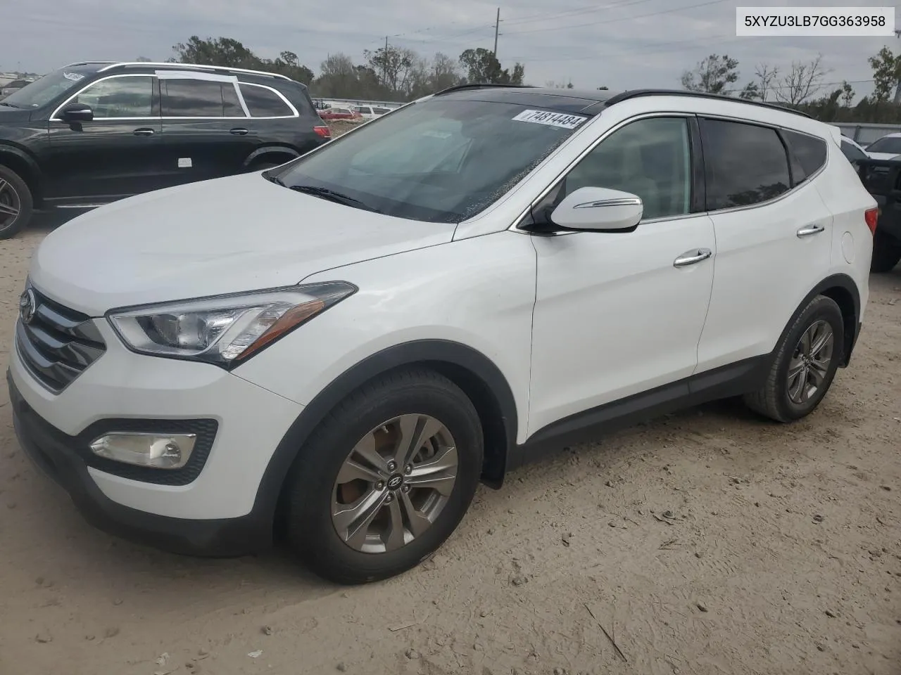 5XYZU3LB7GG363958 2016 Hyundai Santa Fe Sport