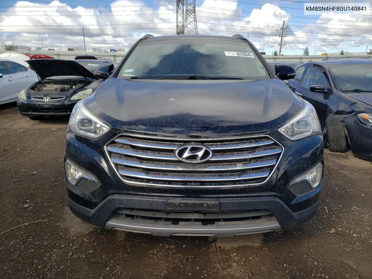 2016 Hyundai Santa Fe Se VIN: KM8SN4HF8GU140841 Lot: 74902004