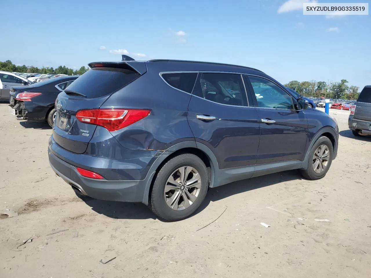 2016 Hyundai Santa Fe Sport VIN: 5XYZUDLB9GG335519 Lot: 74913074