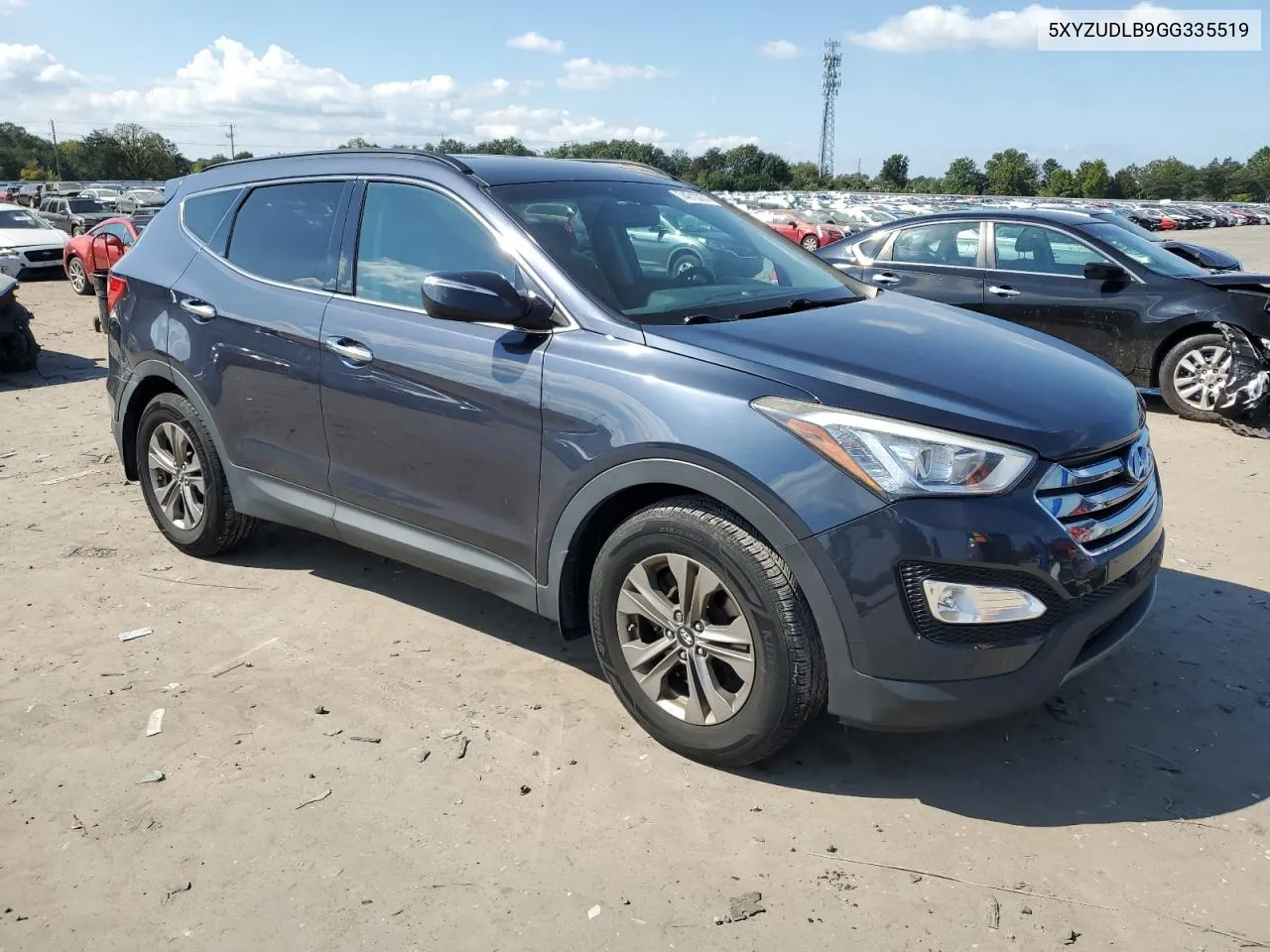 2016 Hyundai Santa Fe Sport VIN: 5XYZUDLB9GG335519 Lot: 74913074