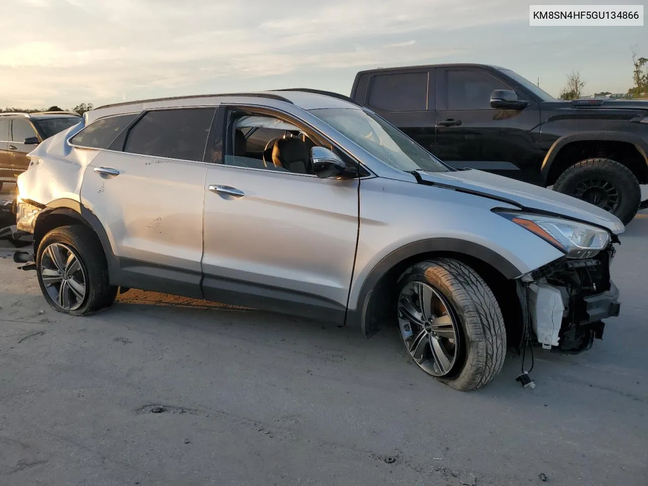 2016 Hyundai Santa Fe Se VIN: KM8SN4HF5GU134866 Lot: 74937554