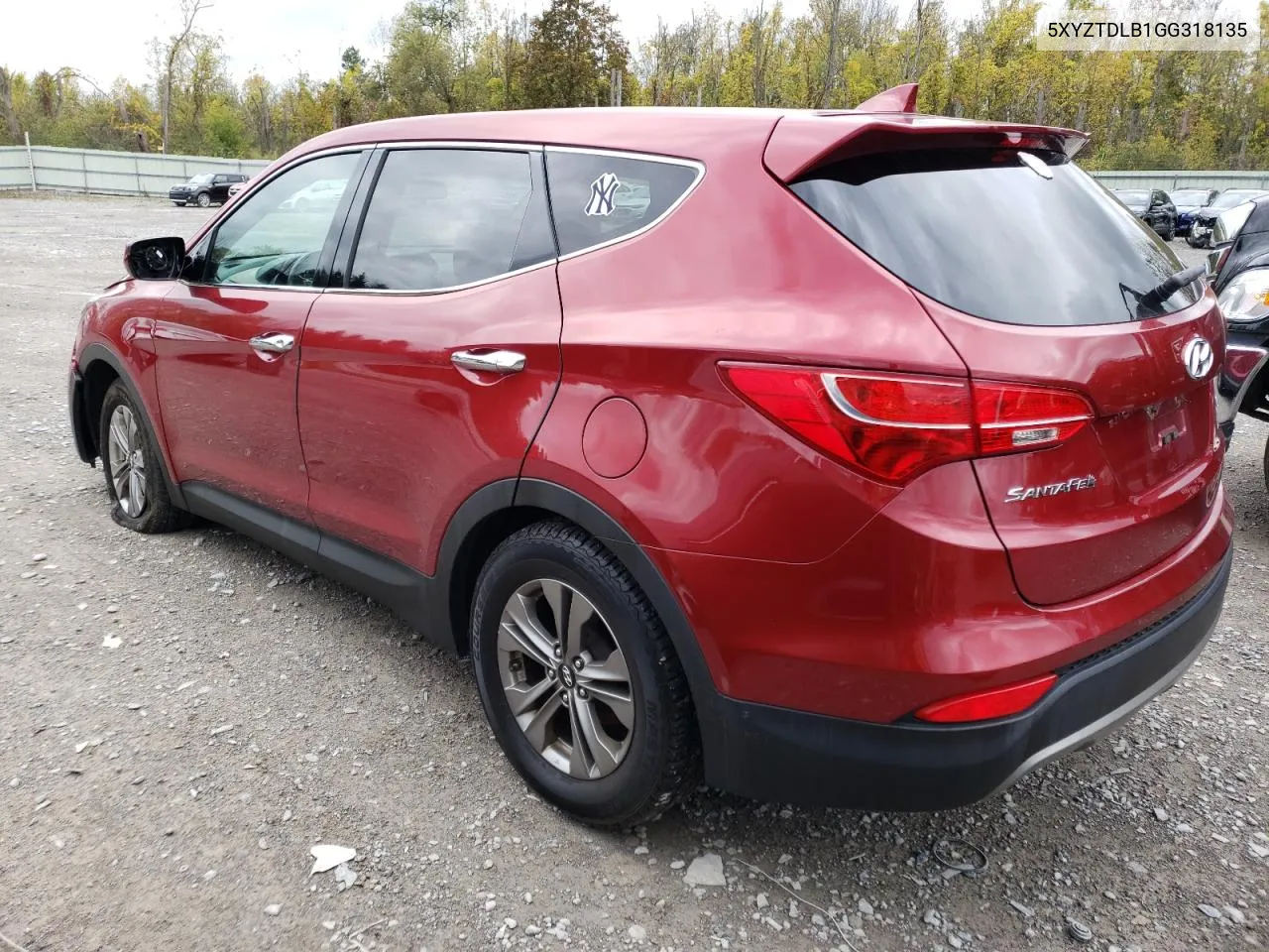 2016 Hyundai Santa Fe Sport VIN: 5XYZTDLB1GG318135 Lot: 74943754