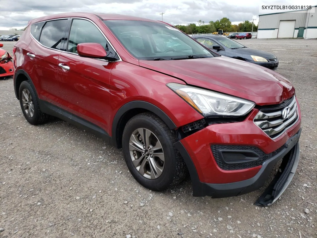 2016 Hyundai Santa Fe Sport VIN: 5XYZTDLB1GG318135 Lot: 74943754