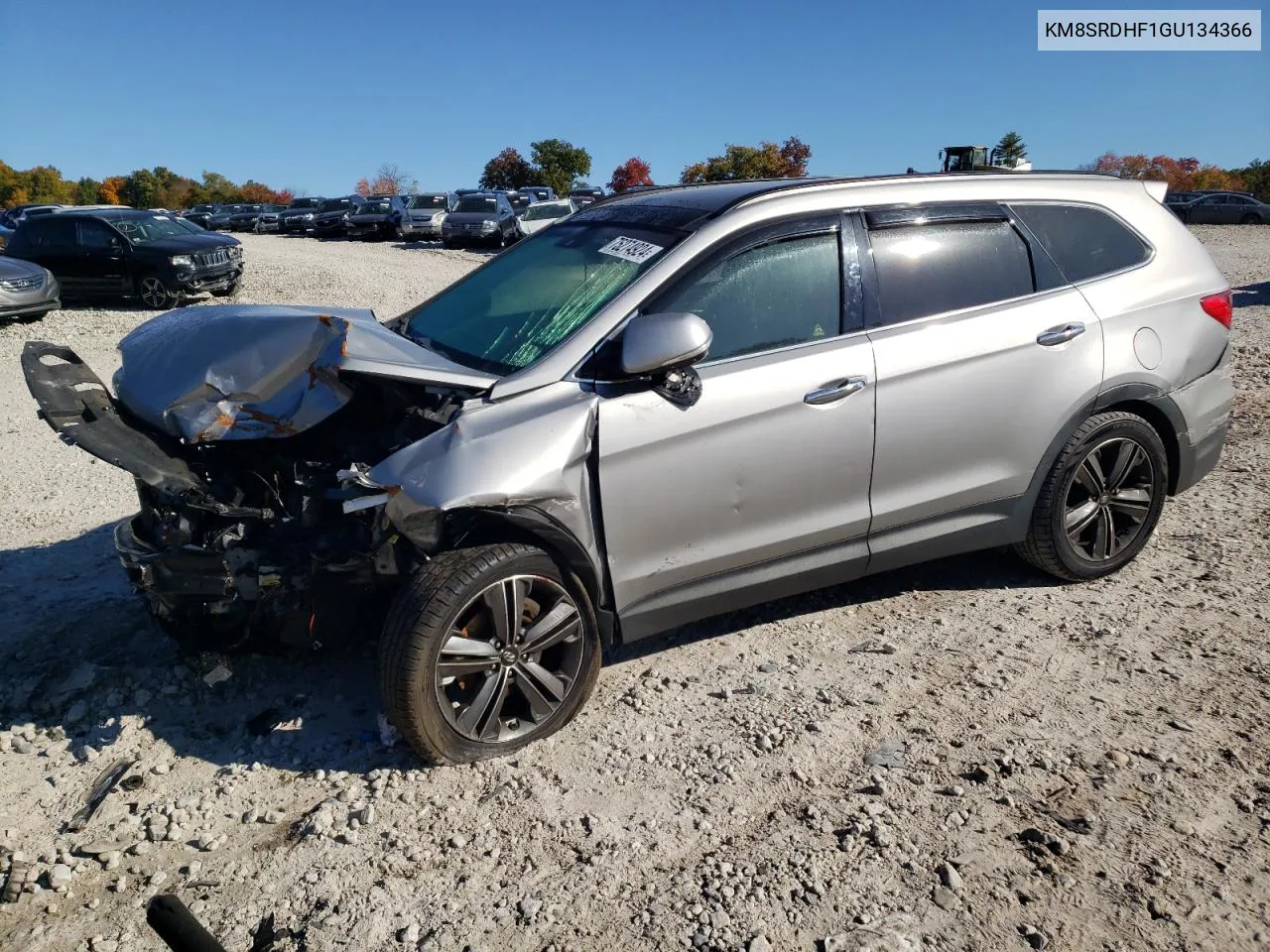 2016 Hyundai Santa Fe Se Ultimate VIN: KM8SRDHF1GU134366 Lot: 75274924