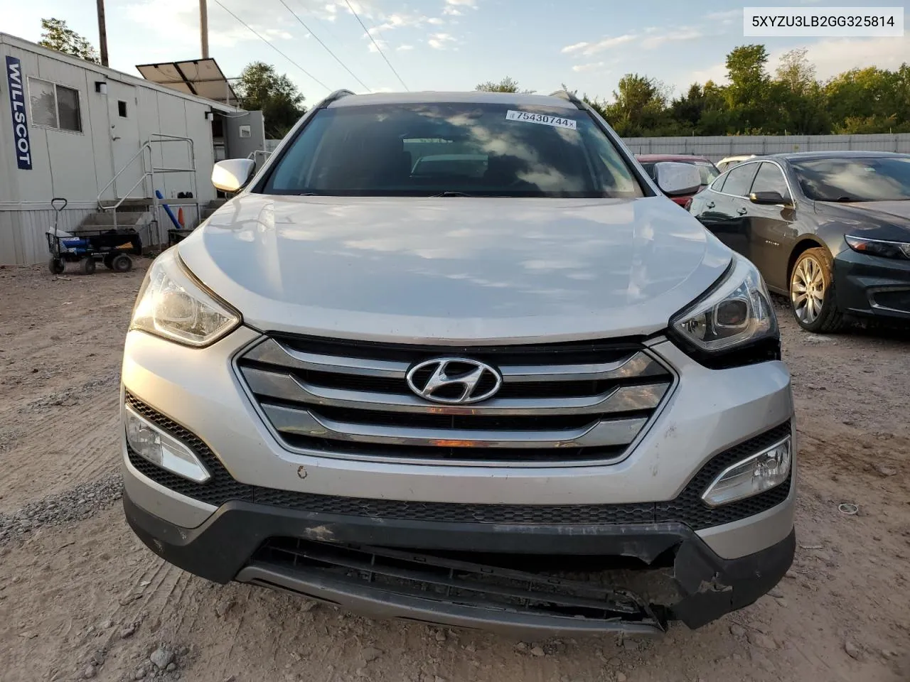 2016 Hyundai Santa Fe Sport VIN: 5XYZU3LB2GG325814 Lot: 75430744