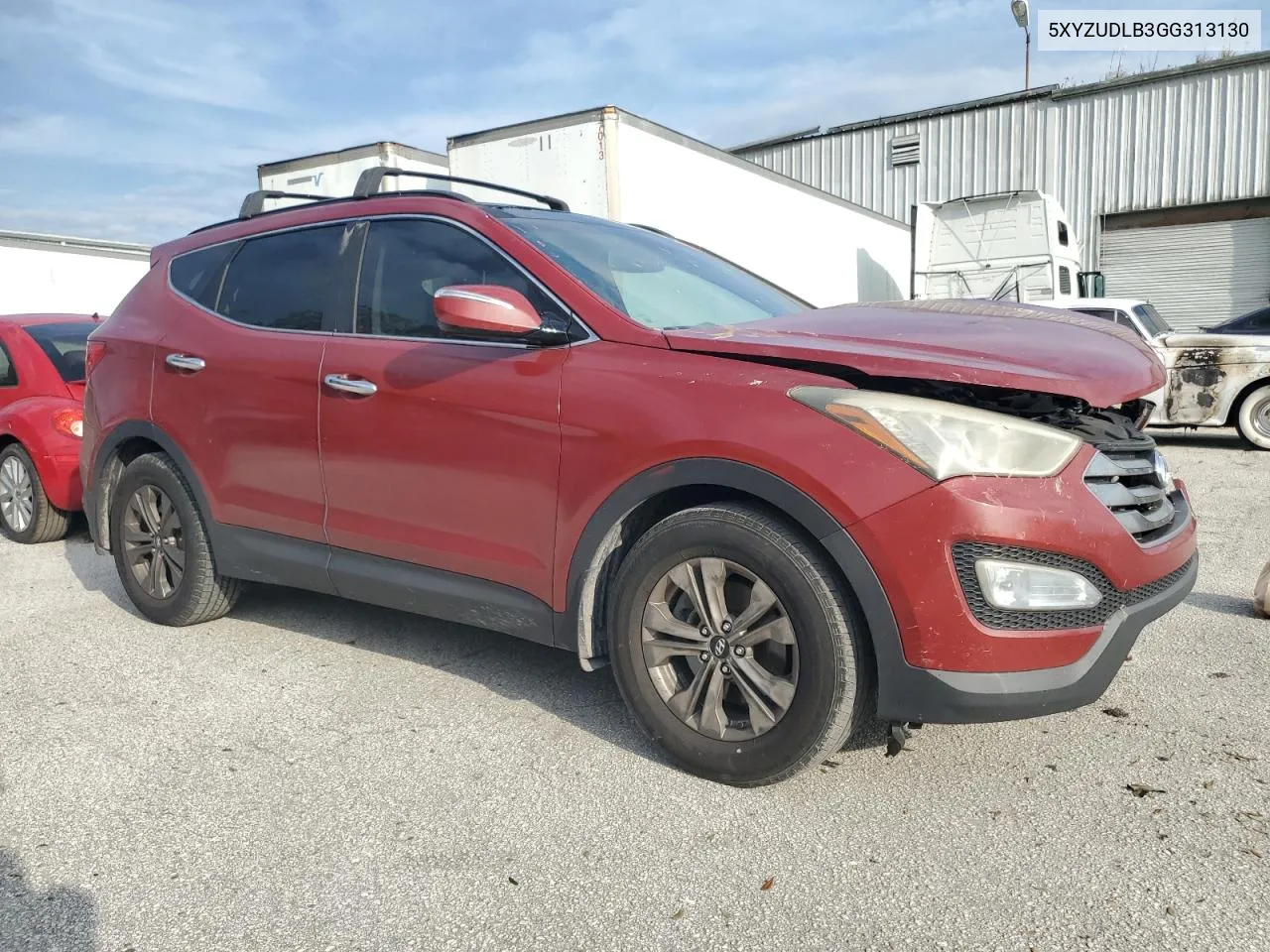 2016 Hyundai Santa Fe Sport VIN: 5XYZUDLB3GG313130 Lot: 75666204