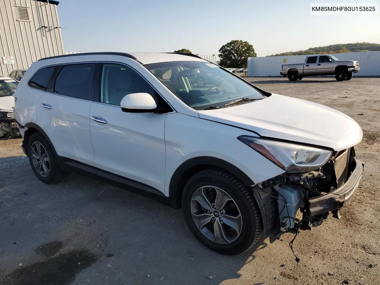 2016 Hyundai Santa Fe Se VIN: KM8SMDHF8GU153625 Lot: 75696744