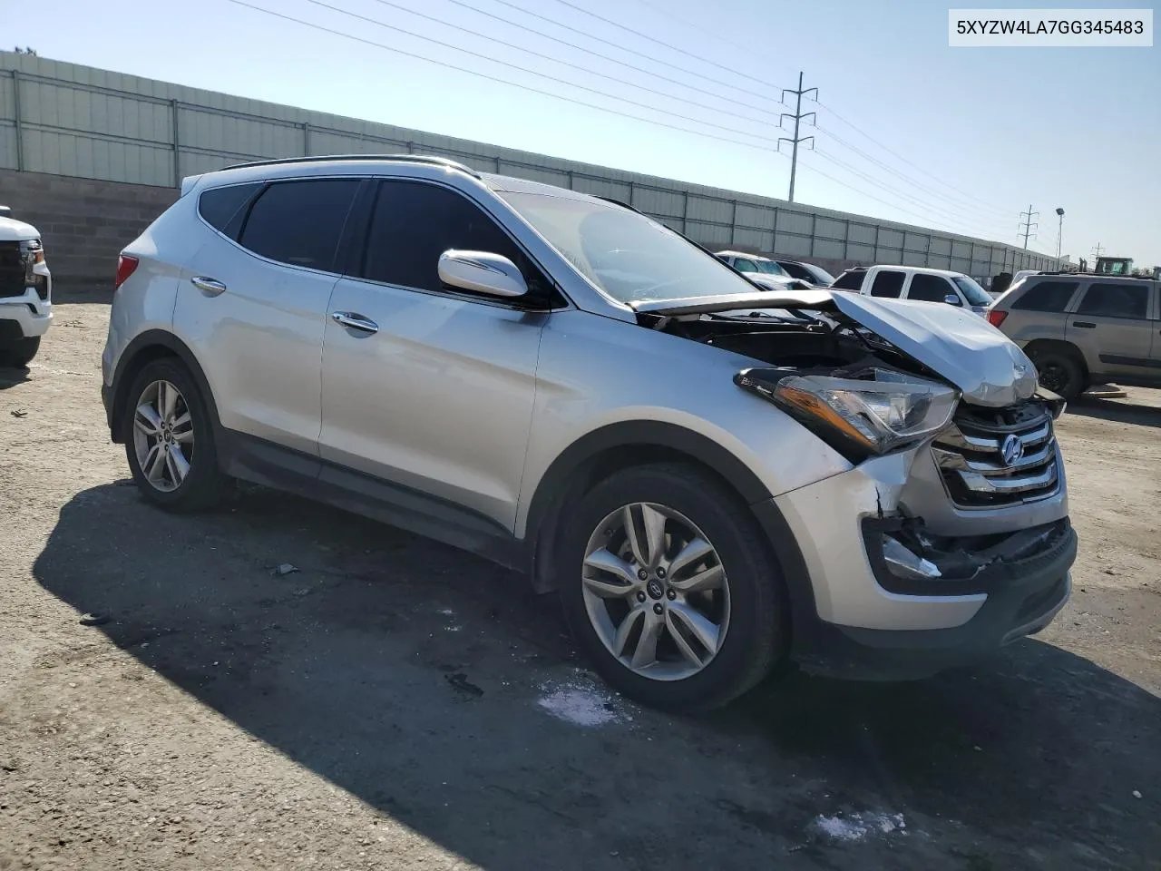 5XYZW4LA7GG345483 2016 Hyundai Santa Fe Sport