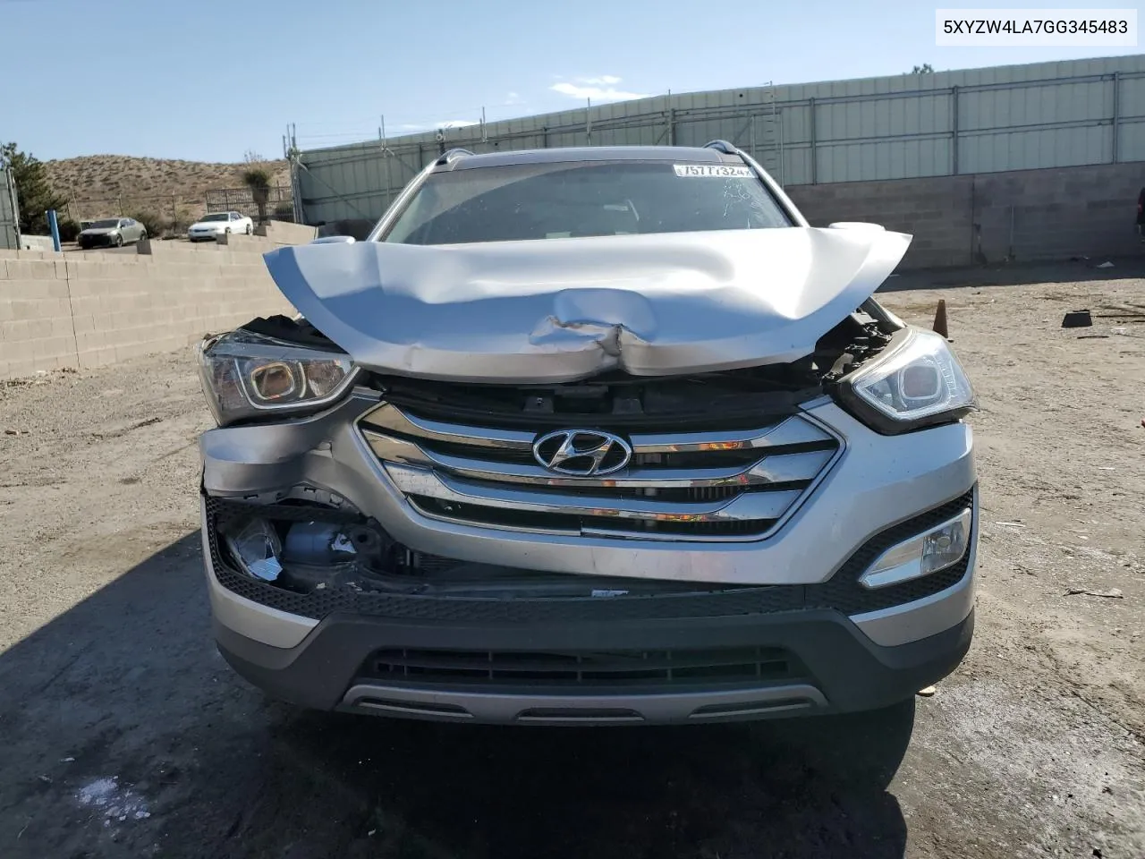 5XYZW4LA7GG345483 2016 Hyundai Santa Fe Sport