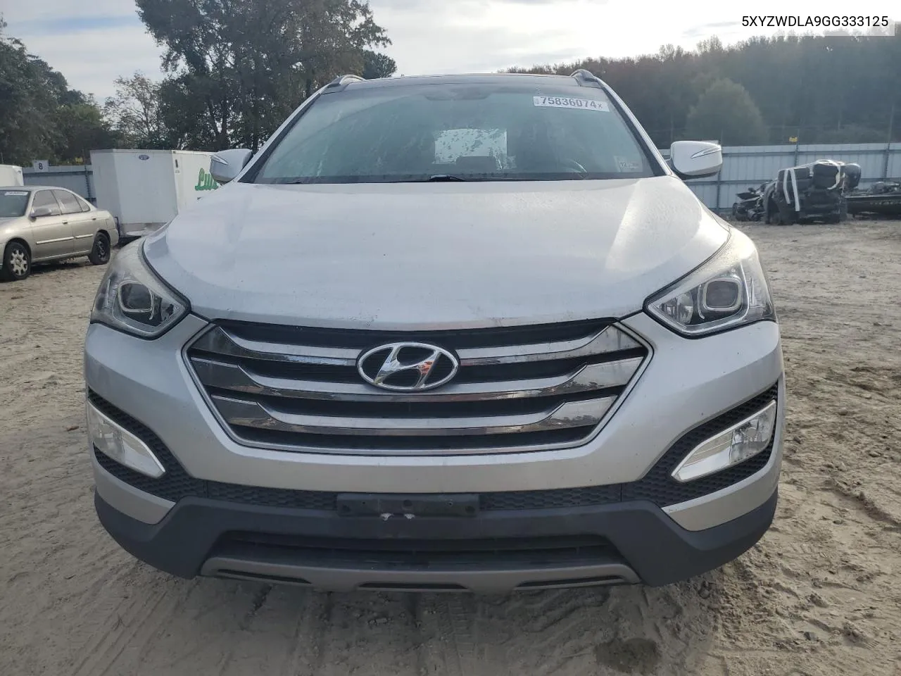 2016 Hyundai Santa Fe Sport VIN: 5XYZWDLA9GG333125 Lot: 75836074