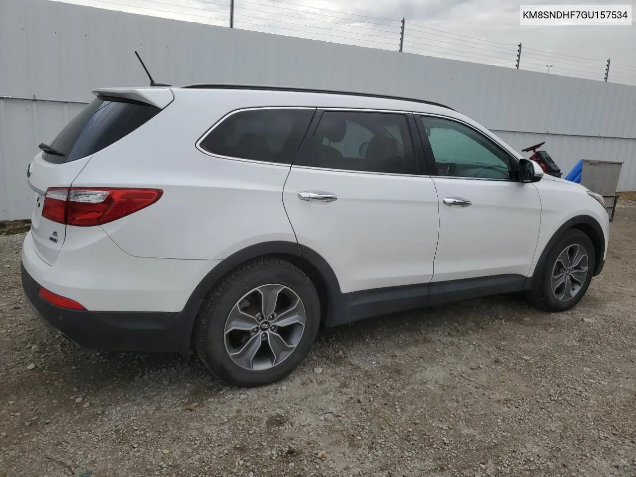 2016 Hyundai Santa Fe Se VIN: KM8SNDHF7GU157534 Lot: 75937054