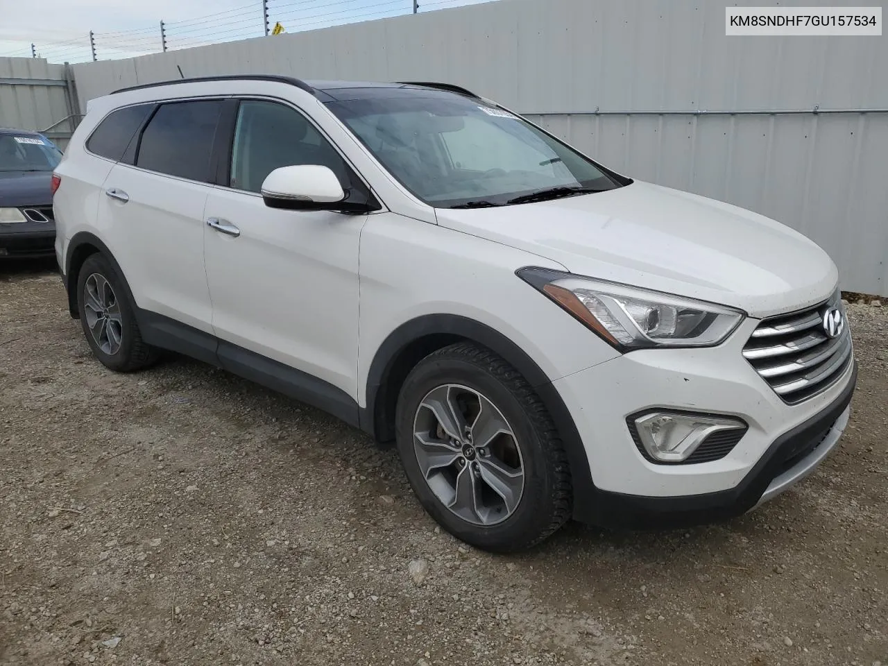 2016 Hyundai Santa Fe Se VIN: KM8SNDHF7GU157534 Lot: 75937054