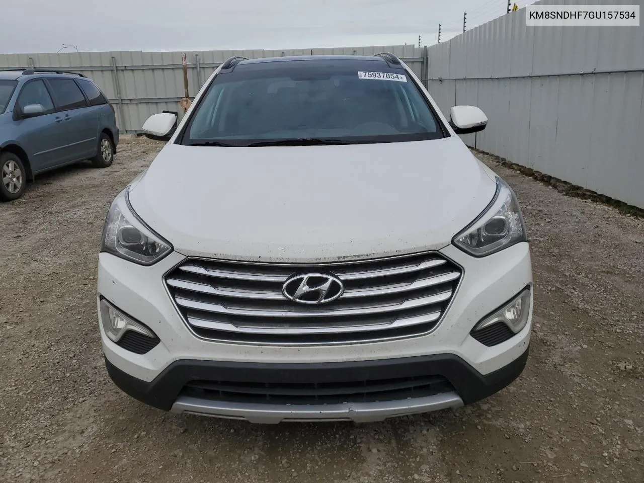 2016 Hyundai Santa Fe Se VIN: KM8SNDHF7GU157534 Lot: 75937054