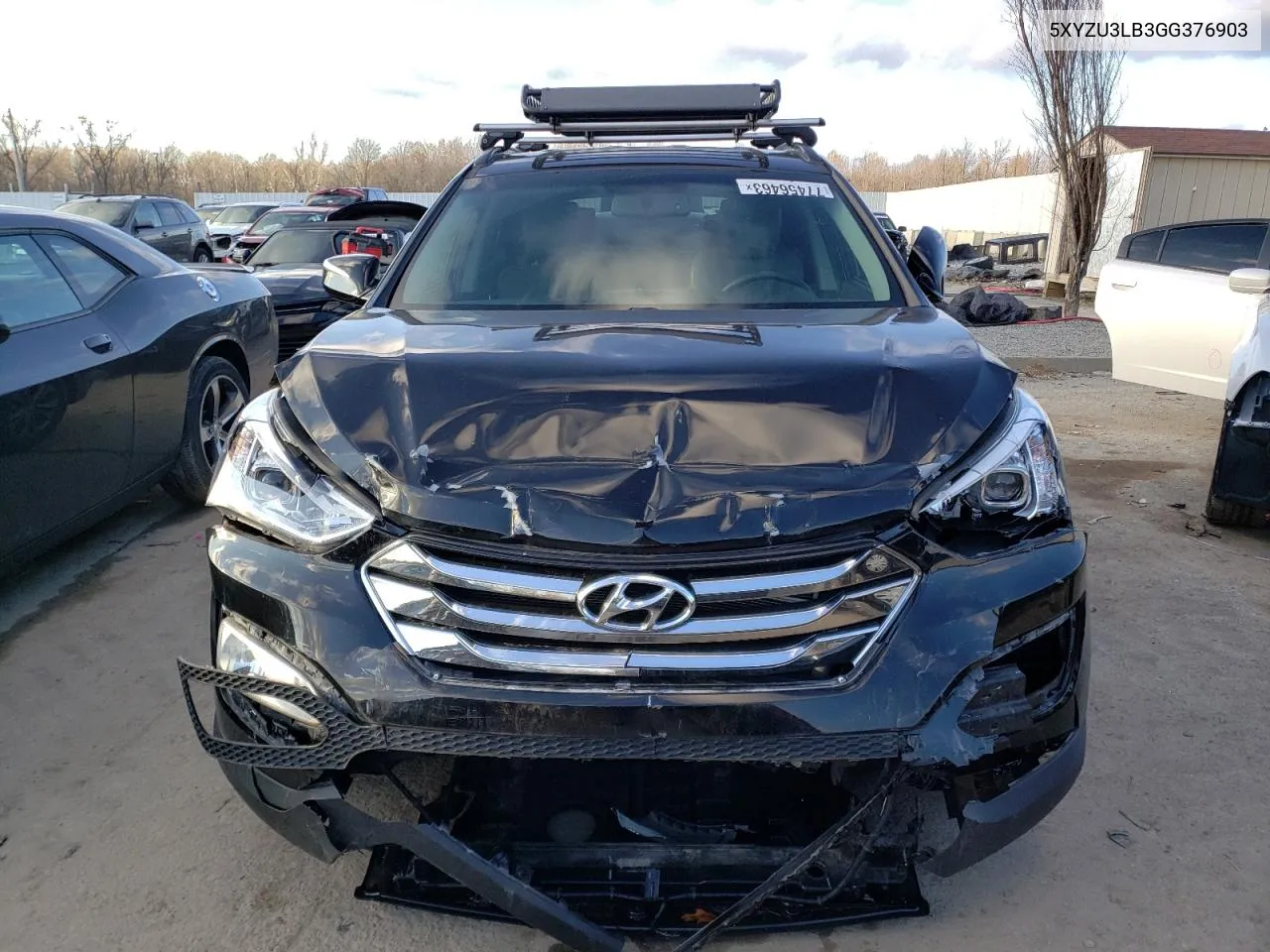 2016 Hyundai Santa Fe Sport VIN: 5XYZU3LB3GG376903 Lot: 76035524