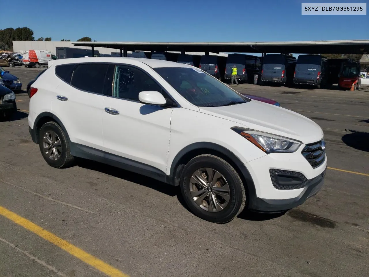 2016 Hyundai Santa Fe Sport VIN: 5XYZTDLB7GG361295 Lot: 76085044