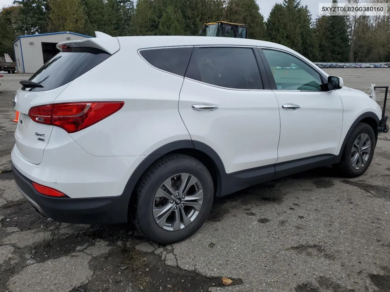 5XYZTDLB2GG380160 2016 Hyundai Santa Fe Sport