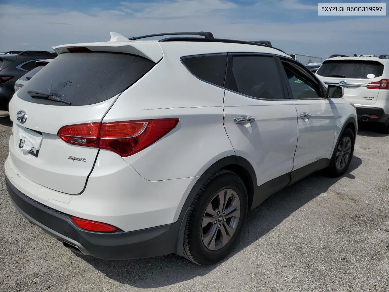 2016 Hyundai Santa Fe Sport VIN: 5XYZU3LB6GG319997 Lot: 76195454