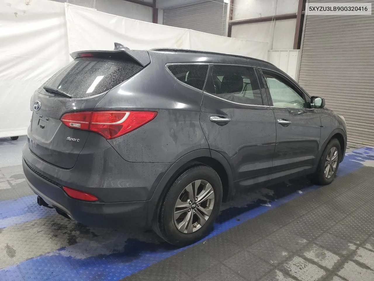 2016 Hyundai Santa Fe Sport VIN: 5XYZU3LB9GG320416 Lot: 76388584