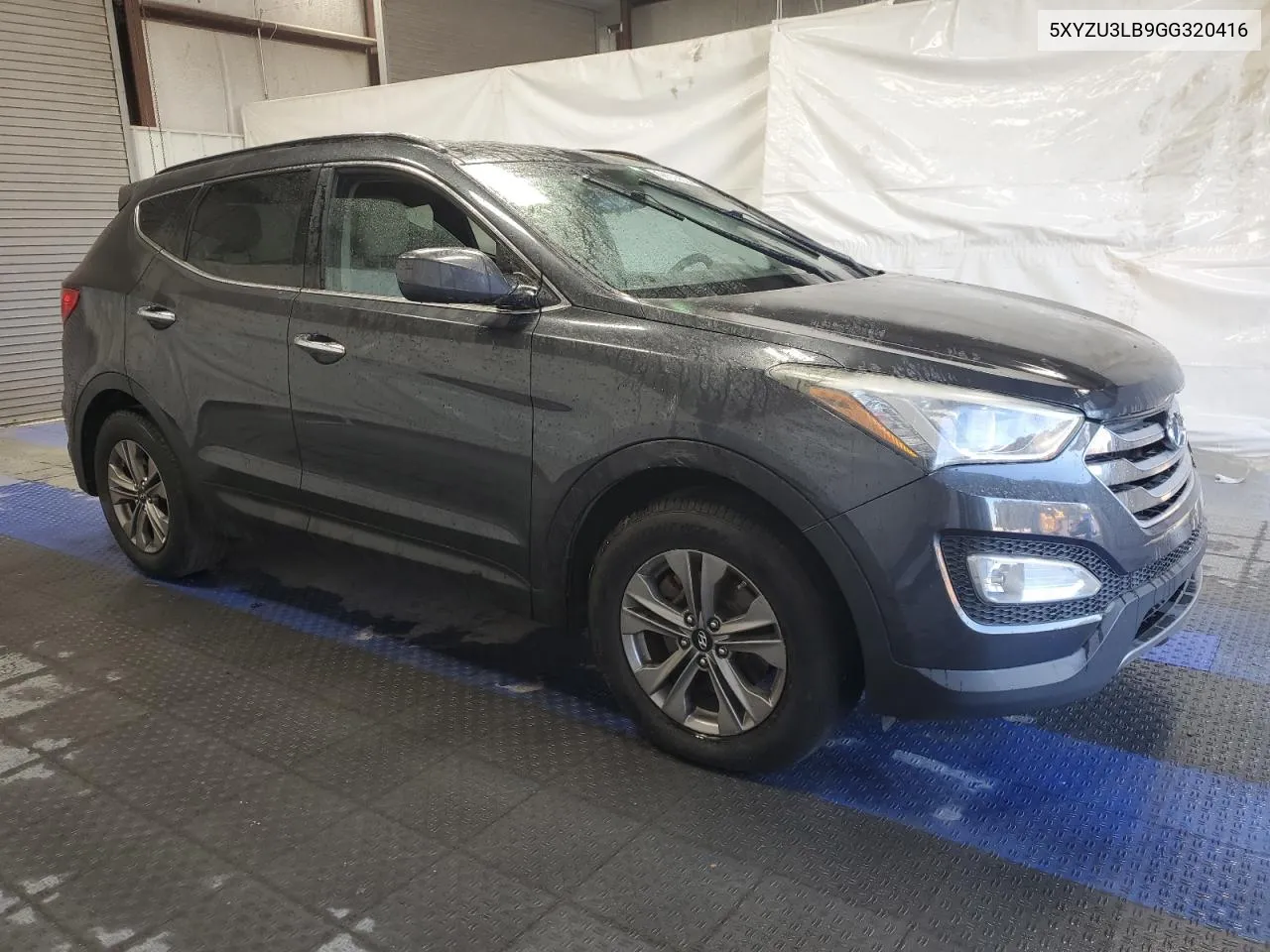 2016 Hyundai Santa Fe Sport VIN: 5XYZU3LB9GG320416 Lot: 76388584