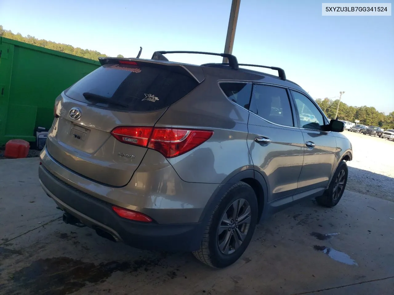 2016 Hyundai Santa Fe Sport VIN: 5XYZU3LB7GG341524 Lot: 76829094