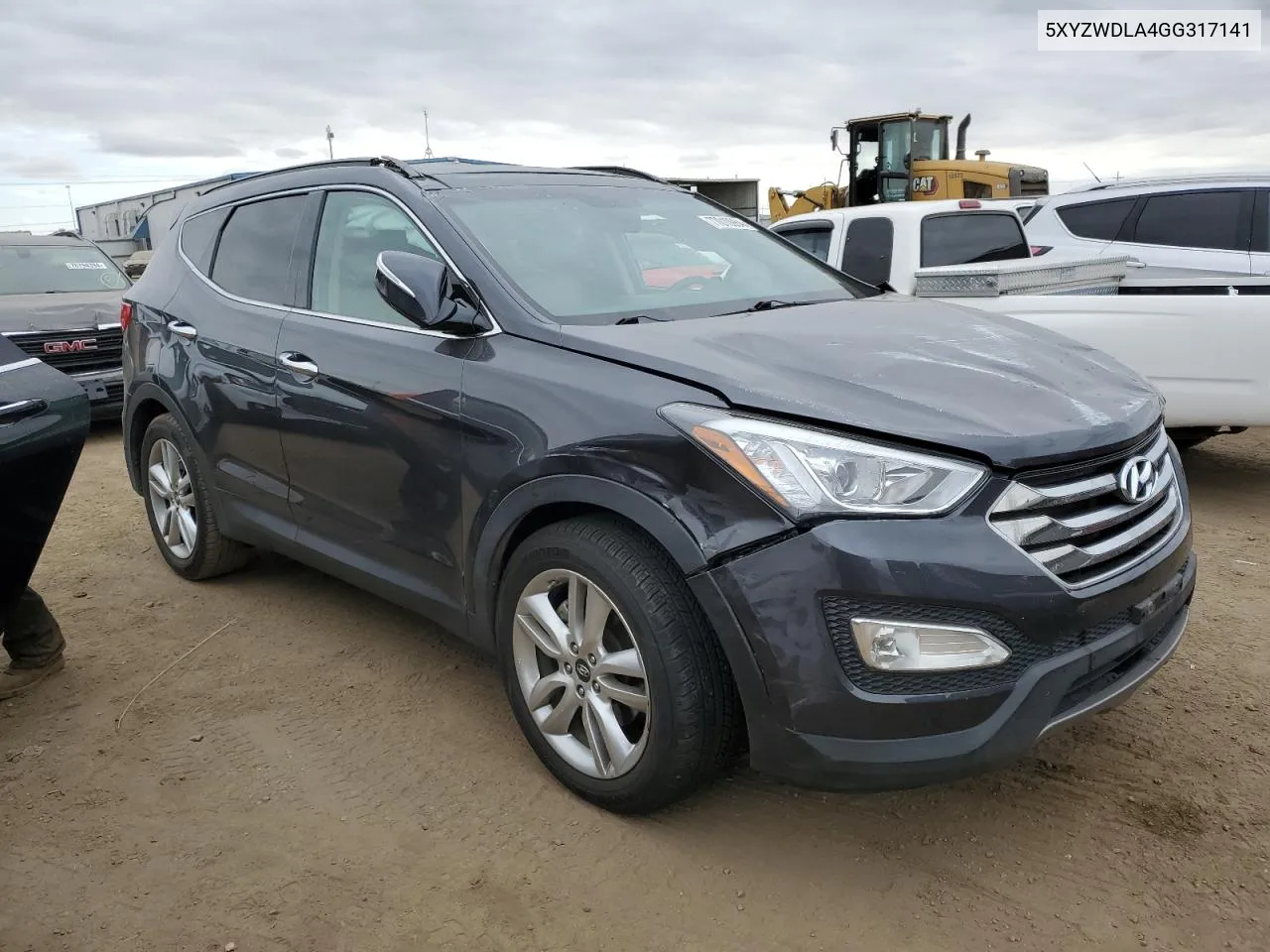 2016 Hyundai Santa Fe Sport VIN: 5XYZWDLA4GG317141 Lot: 77010964