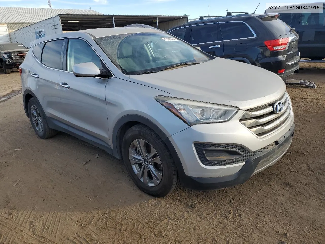 2016 Hyundai Santa Fe Sport VIN: 5XYZTDLB1GG341916 Lot: 77045434