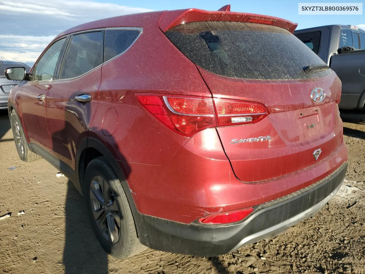 2016 Hyundai Santa Fe Sport VIN: 5XYZT3LB8GG369576 Lot: 77057594