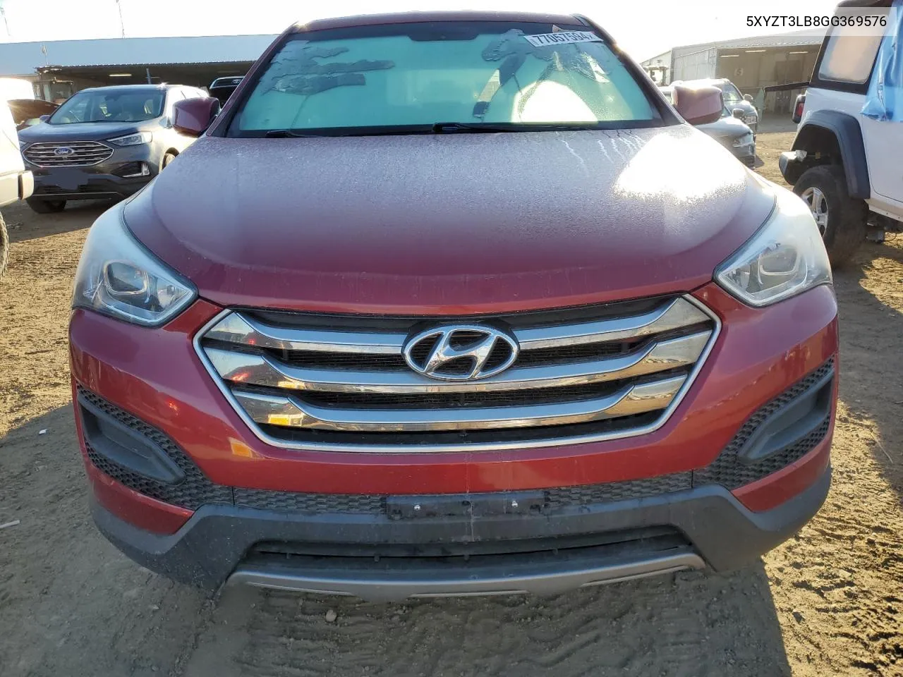 2016 Hyundai Santa Fe Sport VIN: 5XYZT3LB8GG369576 Lot: 77057594