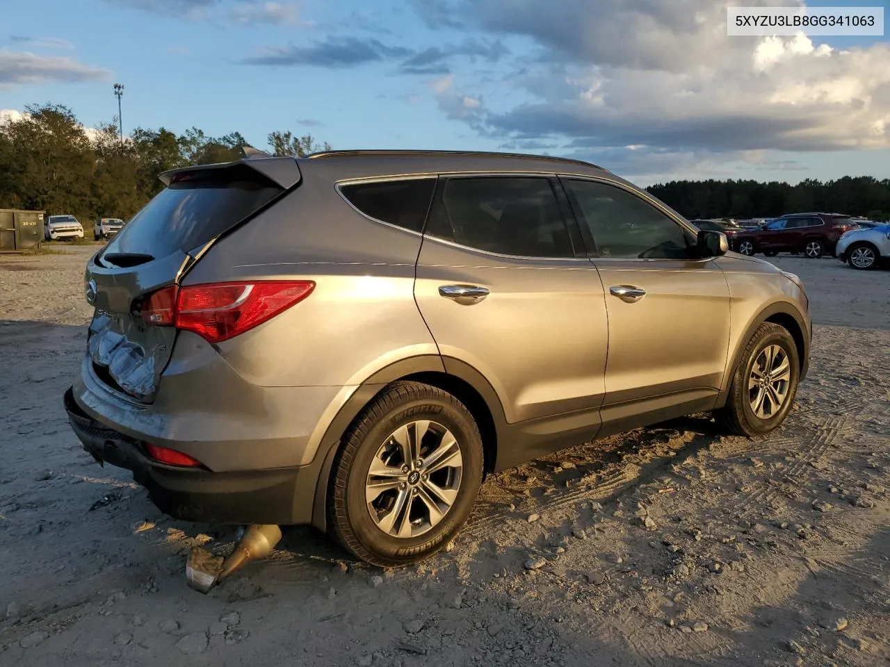 2016 Hyundai Santa Fe Sport VIN: 5XYZU3LB8GG341063 Lot: 77218014