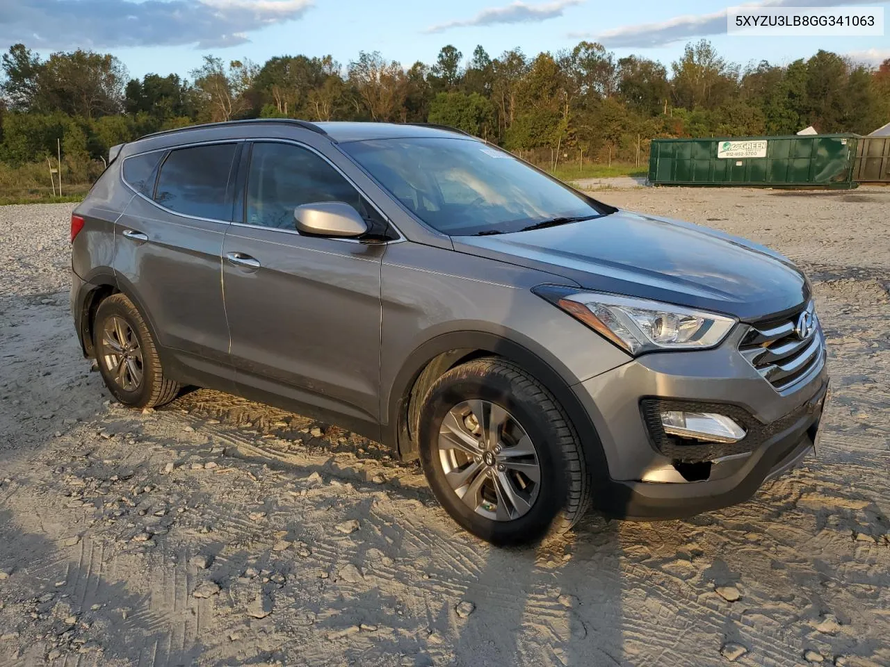 2016 Hyundai Santa Fe Sport VIN: 5XYZU3LB8GG341063 Lot: 77218014