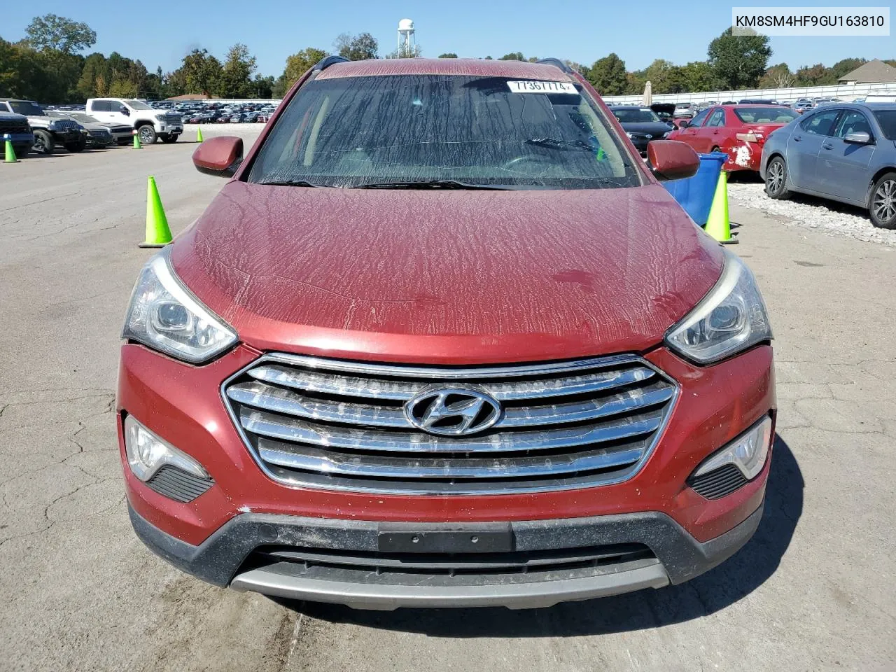 2016 Hyundai Santa Fe Se VIN: KM8SM4HF9GU163810 Lot: 77367774