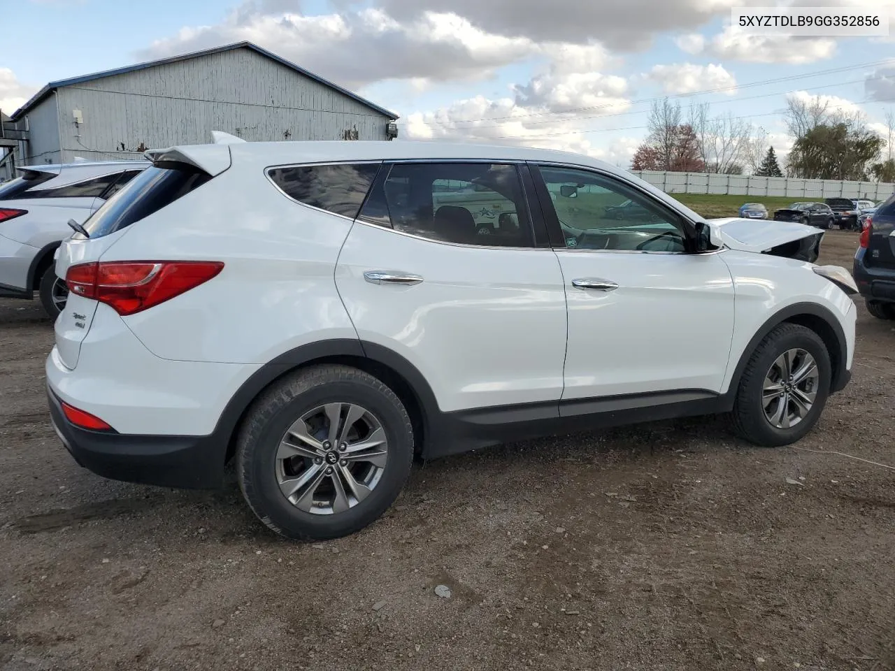 2016 Hyundai Santa Fe Sport VIN: 5XYZTDLB9GG352856 Lot: 77730554