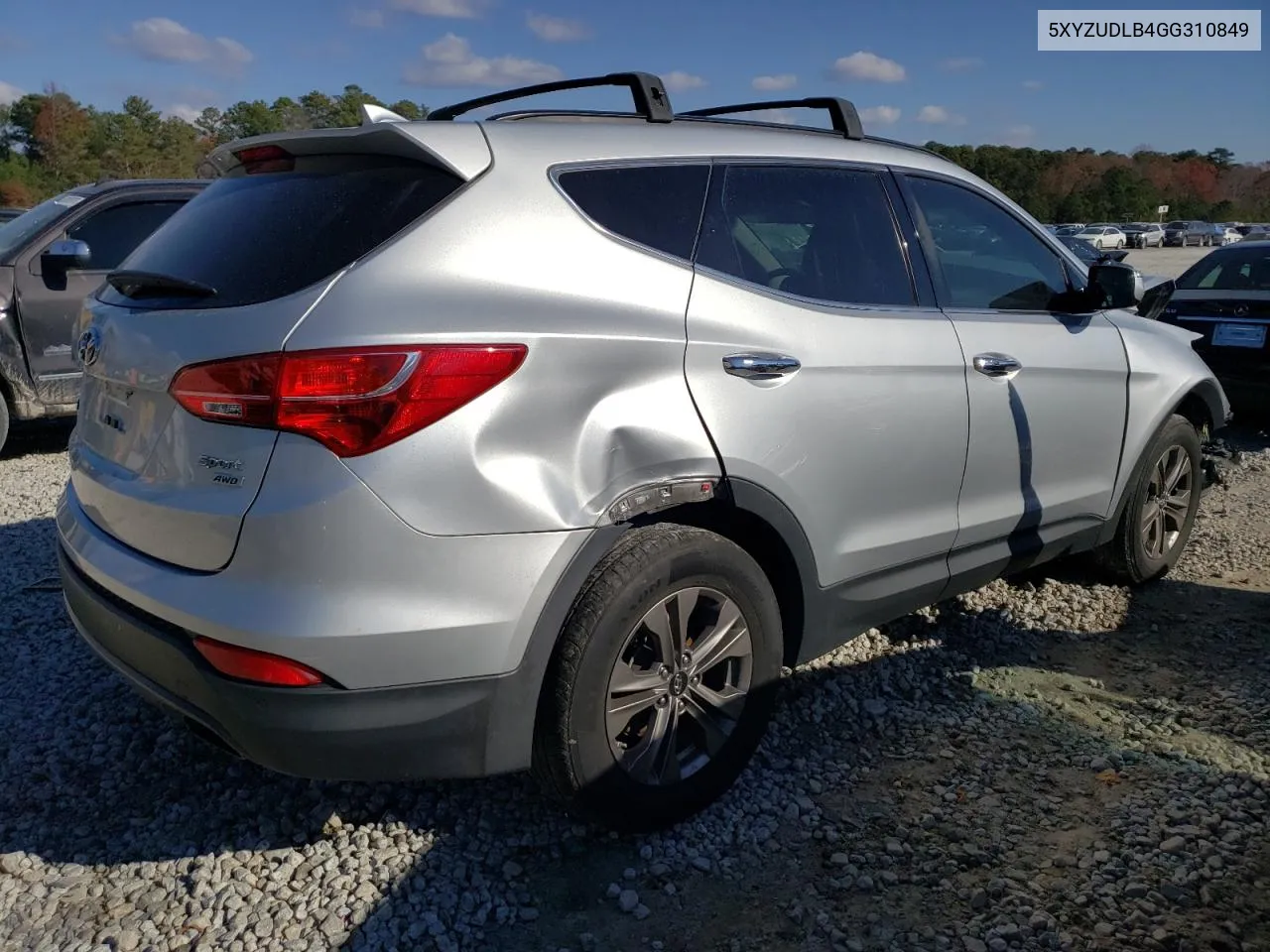 2016 Hyundai Santa Fe Sport VIN: 5XYZUDLB4GG310849 Lot: 77762734