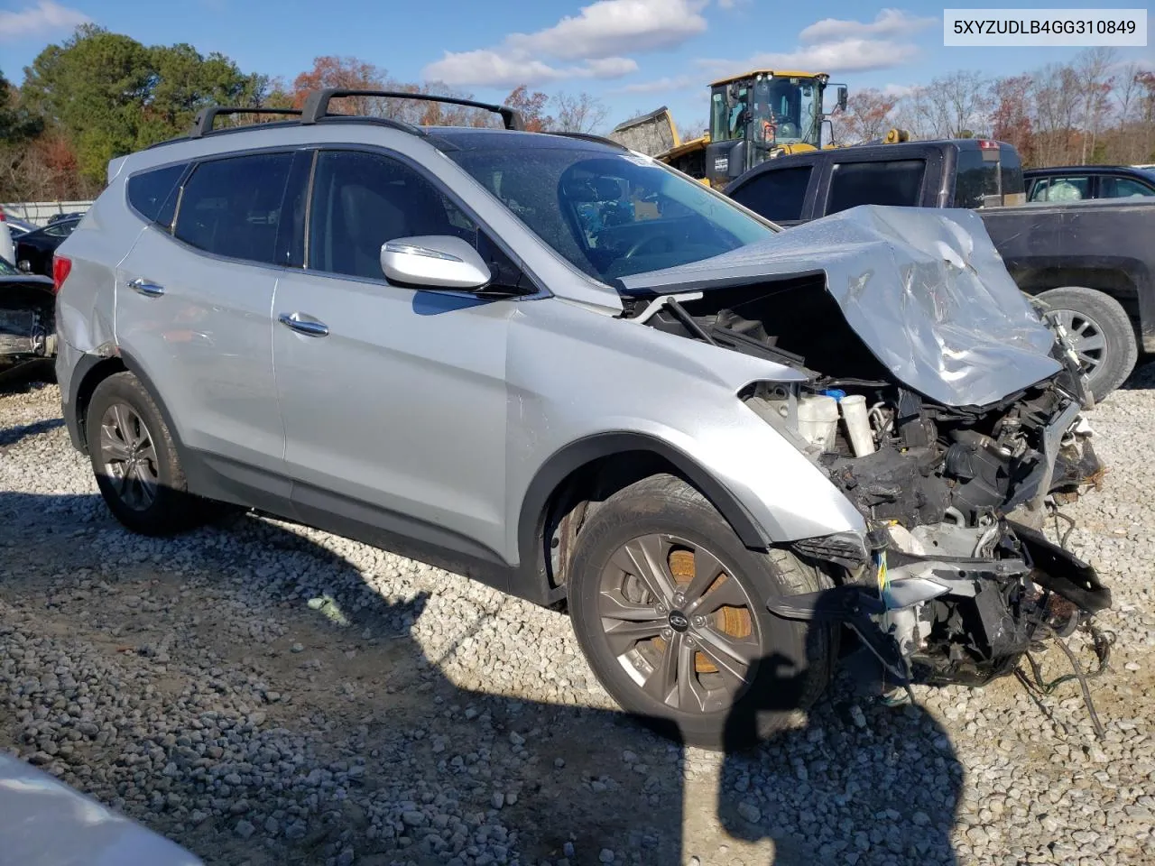 2016 Hyundai Santa Fe Sport VIN: 5XYZUDLB4GG310849 Lot: 77762734