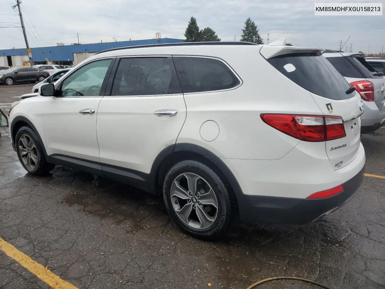 2016 Hyundai Santa Fe Se VIN: KM8SMDHFXGU158213 Lot: 77763004