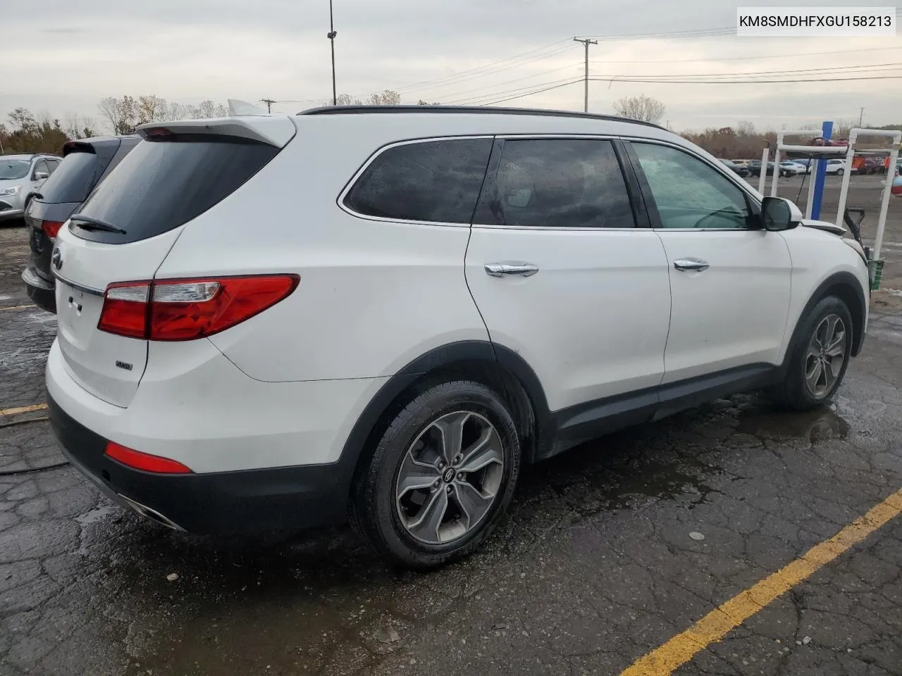 2016 Hyundai Santa Fe Se VIN: KM8SMDHFXGU158213 Lot: 77763004