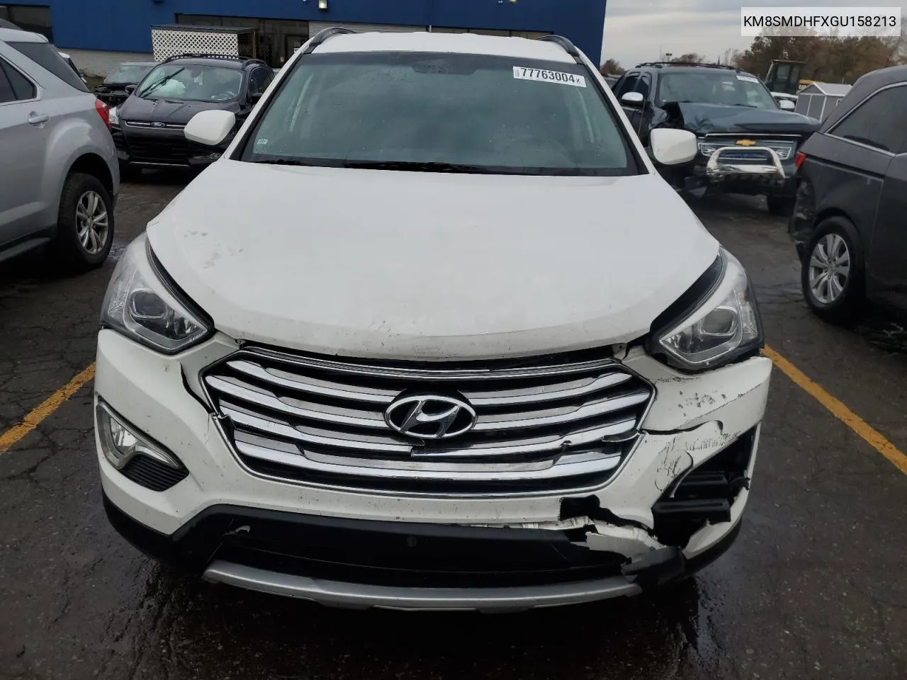 2016 Hyundai Santa Fe Se VIN: KM8SMDHFXGU158213 Lot: 77763004