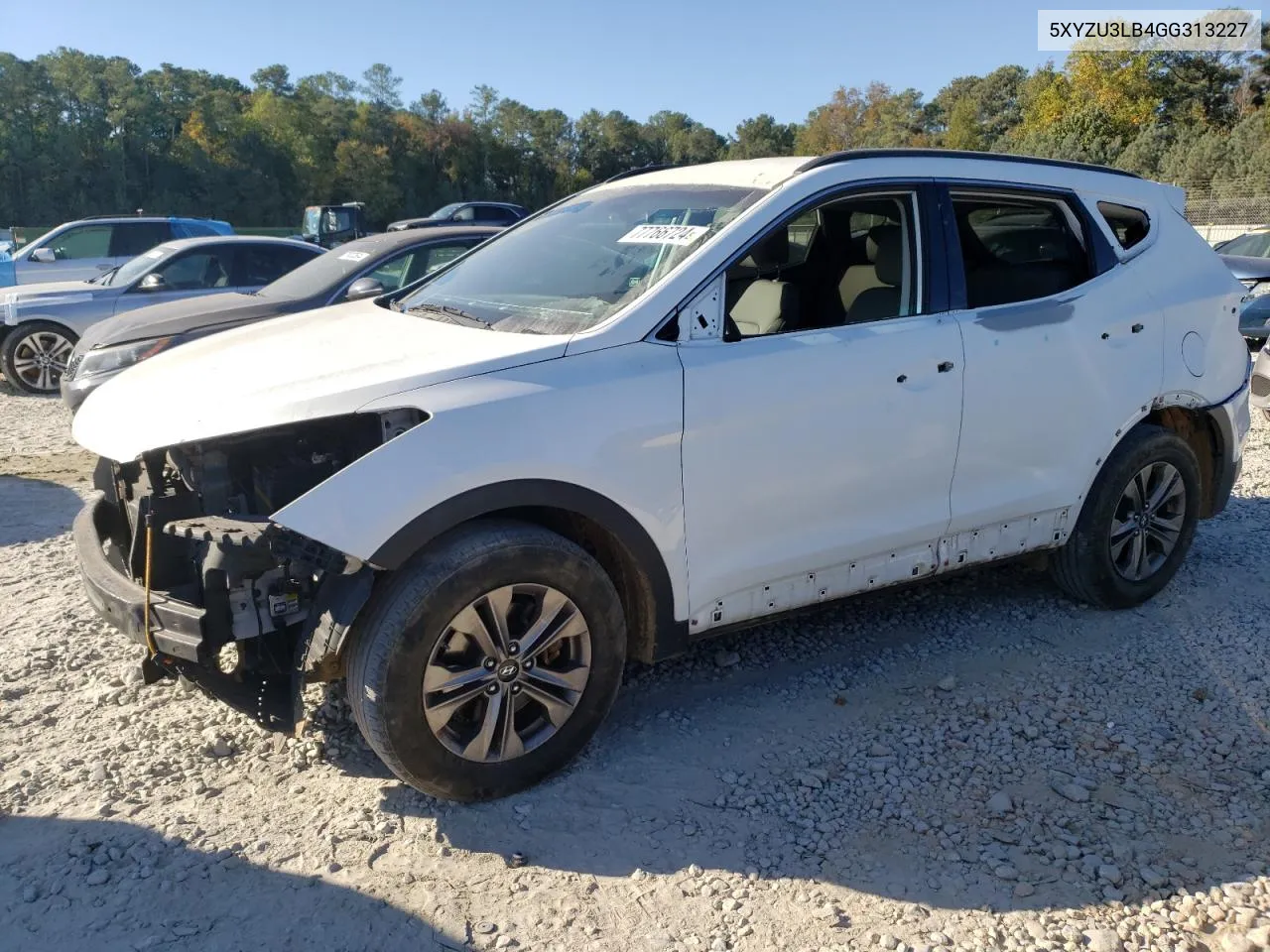 2016 Hyundai Santa Fe Sport VIN: 5XYZU3LB4GG313227 Lot: 77766724