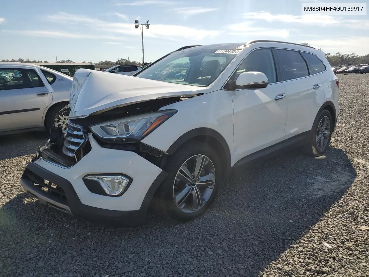 2016 Hyundai Santa Fe Se Ultimate VIN: KM8SR4HF4GU139917 Lot: 77944824