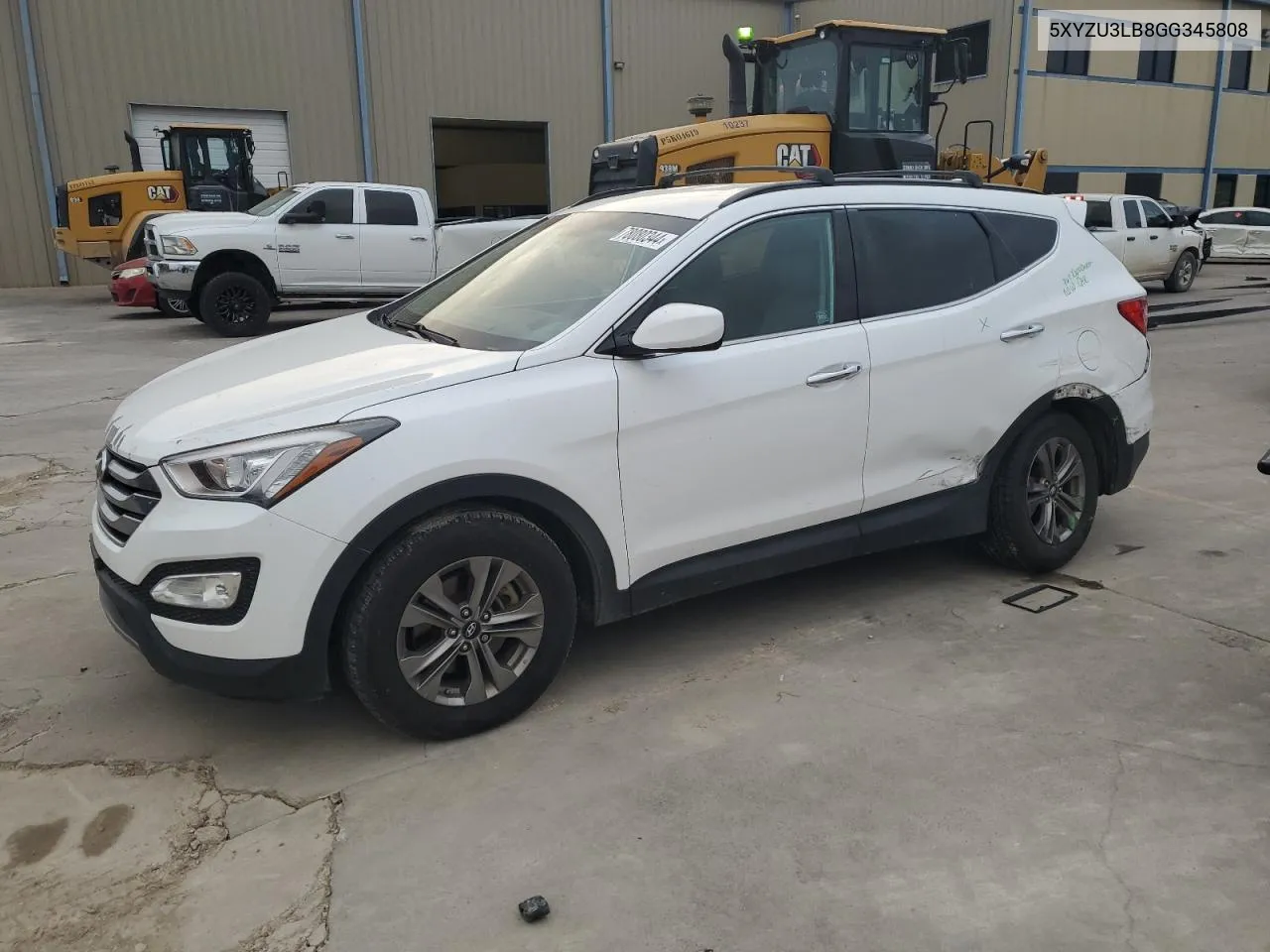 2016 Hyundai Santa Fe Sport VIN: 5XYZU3LB8GG345808 Lot: 78080344