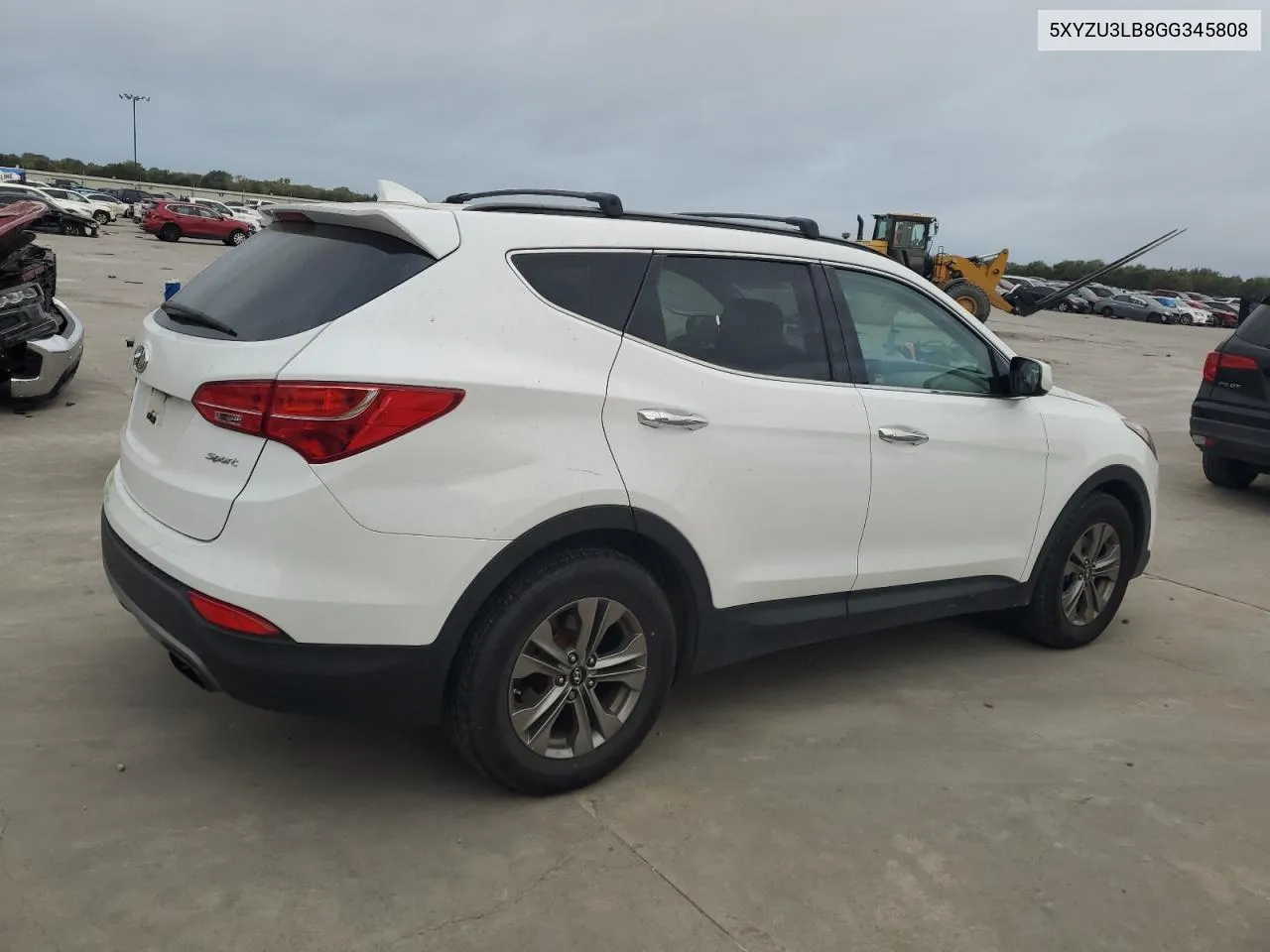 2016 Hyundai Santa Fe Sport VIN: 5XYZU3LB8GG345808 Lot: 78080344