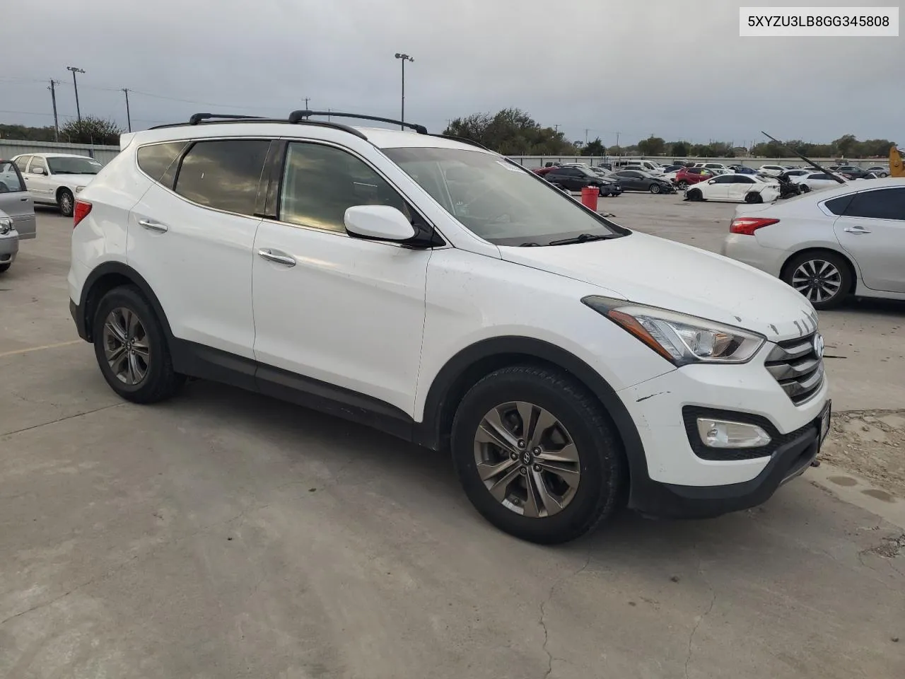 2016 Hyundai Santa Fe Sport VIN: 5XYZU3LB8GG345808 Lot: 78080344