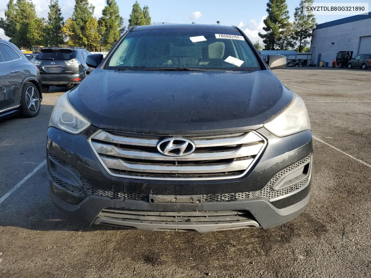 2016 Hyundai Santa Fe Sport VIN: 5XYZTDLB8GG321890 Lot: 78088284