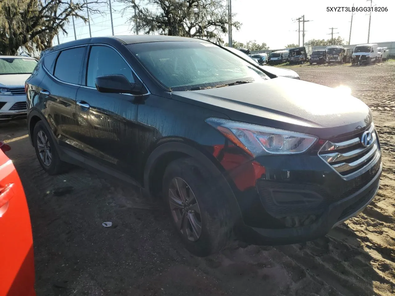 2016 Hyundai Santa Fe Sport VIN: 5XYZT3LB6GG318206 Lot: 78182344