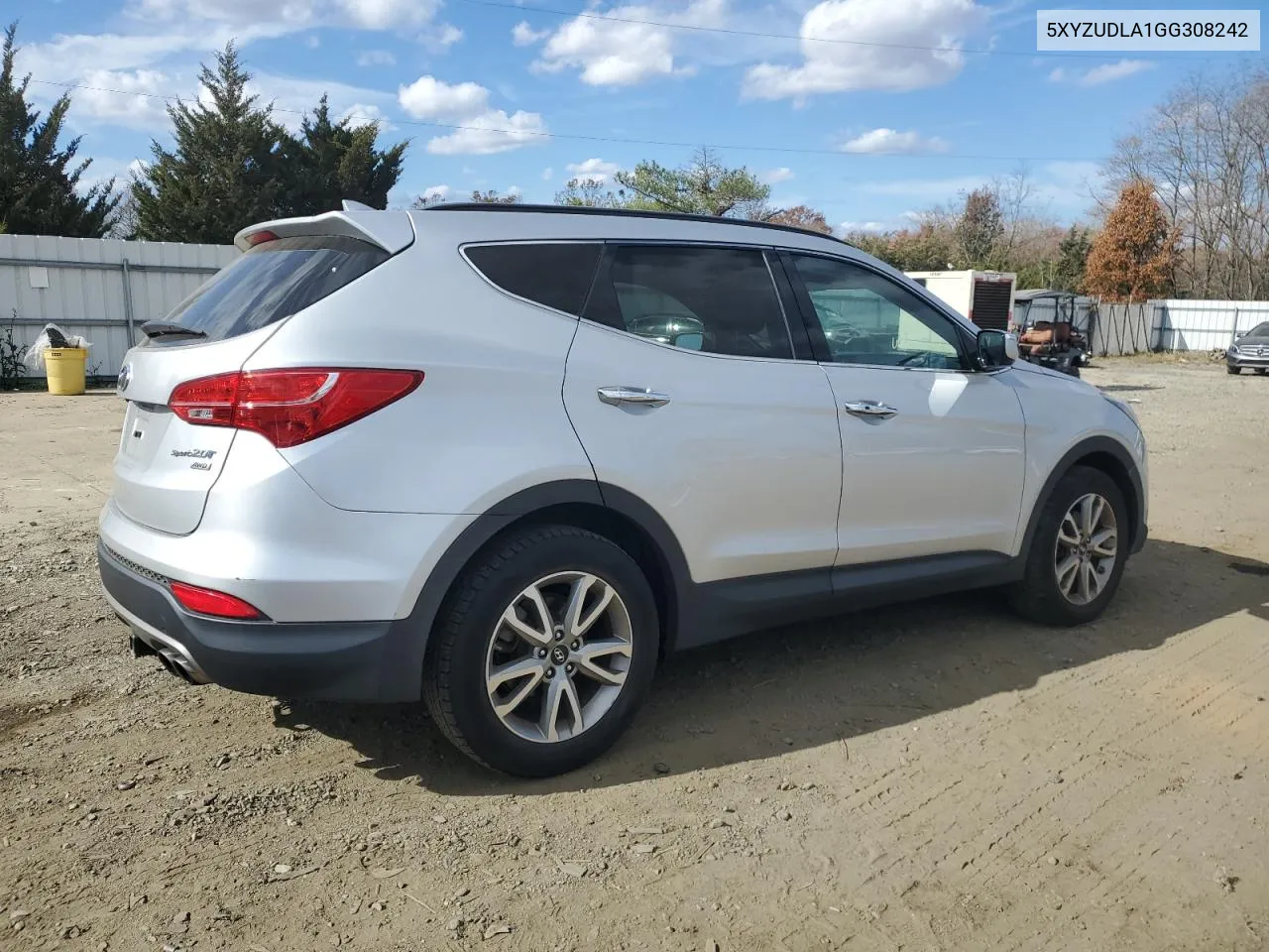 2016 Hyundai Santa Fe Sport VIN: 5XYZUDLA1GG308242 Lot: 78397734