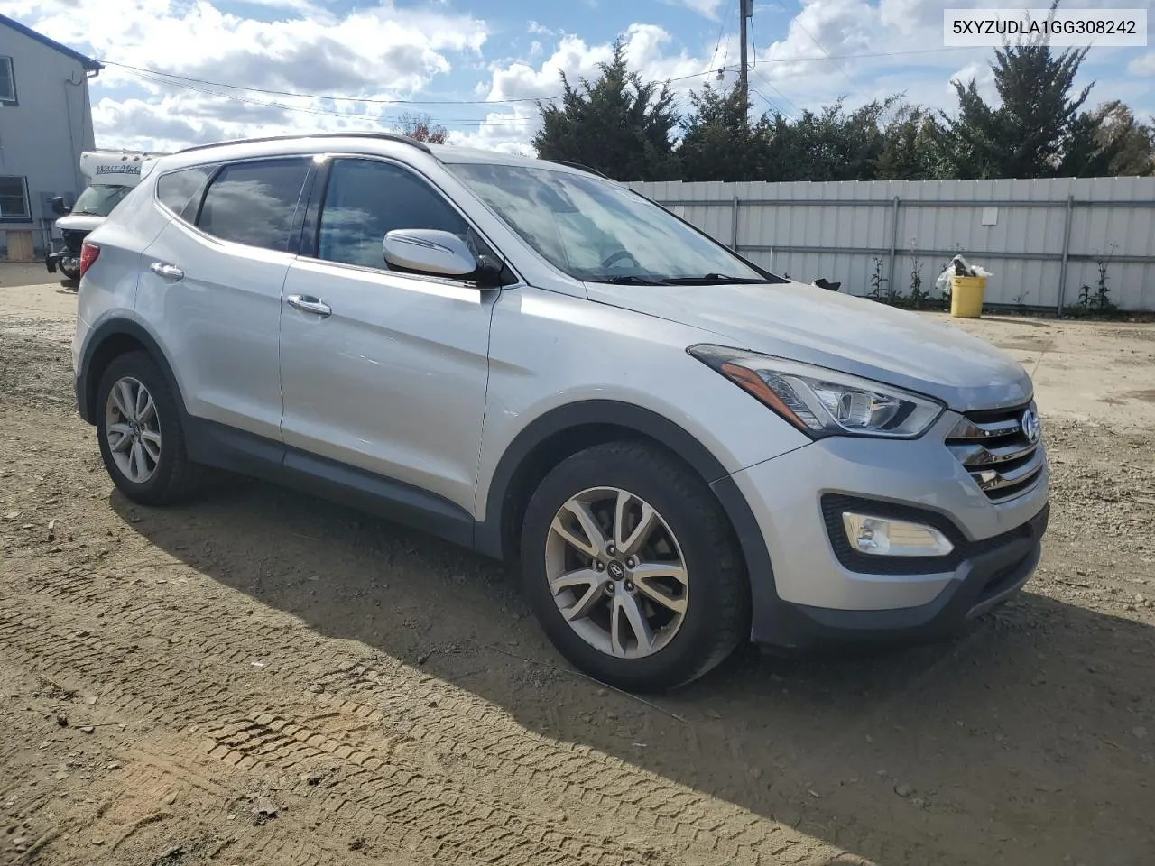 2016 Hyundai Santa Fe Sport VIN: 5XYZUDLA1GG308242 Lot: 78397734