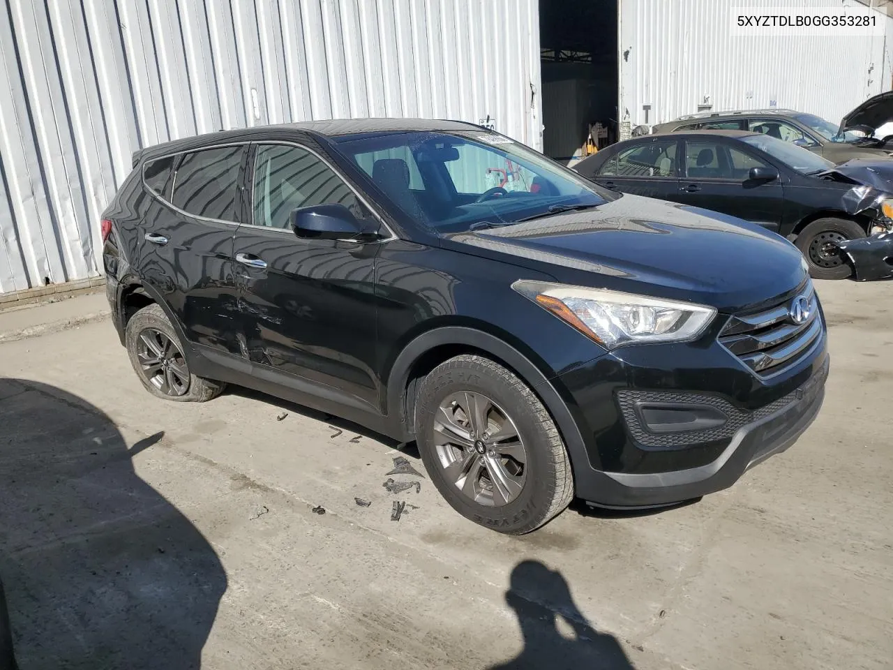 2016 Hyundai Santa Fe Sport VIN: 5XYZTDLB0GG353281 Lot: 78488664